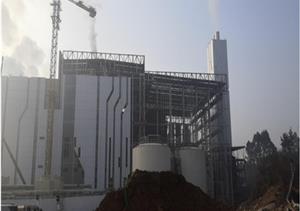 成都邓双环保发电厂项目烟囱工程